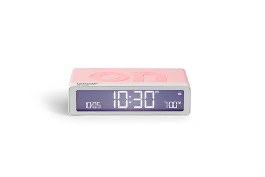 Lexon: Flip Classic x Pantone Alarm Clock - Rose Quartz