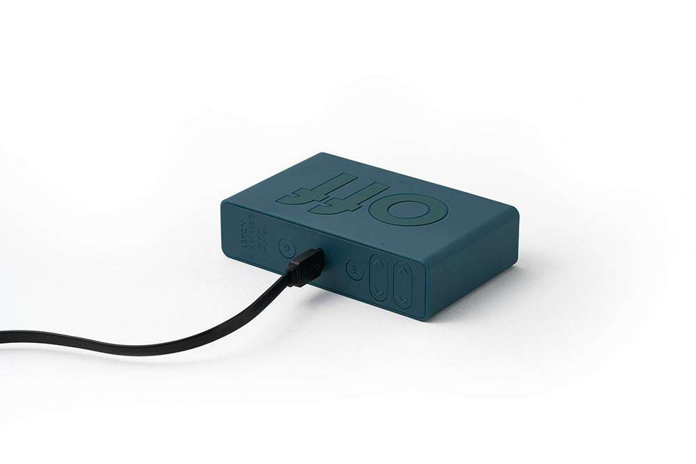 Lexon: Flip Classic Alarm Clock - Duck Blue