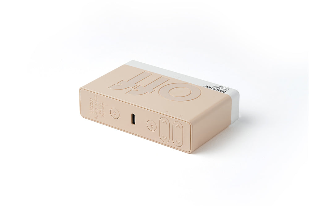 Lexon: Flip Classic x Pantone Alarm Clock - Sand