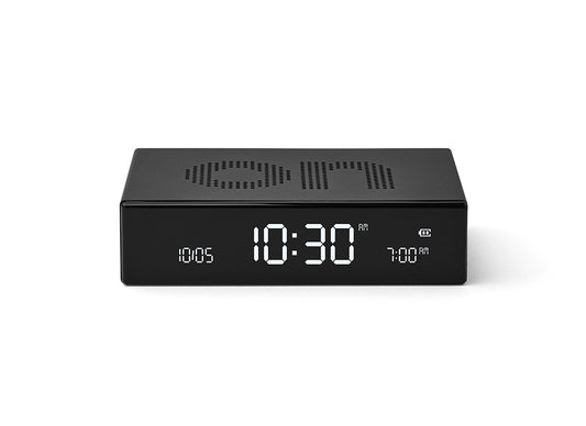 Lexon: Flip Premium Alarm Clock - Black