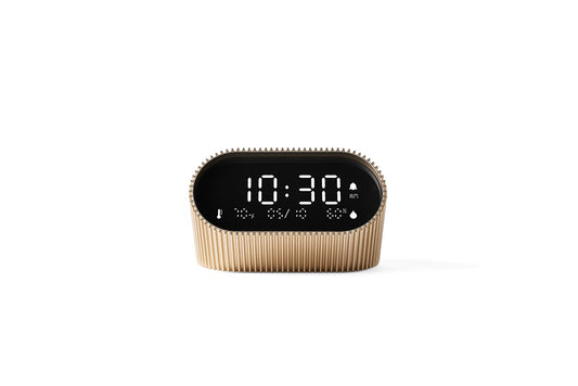 Lexon: Ray Clock - Vivid Gold