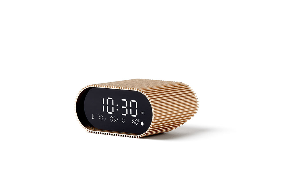 Lexon: Ray Clock - Vivid Gold