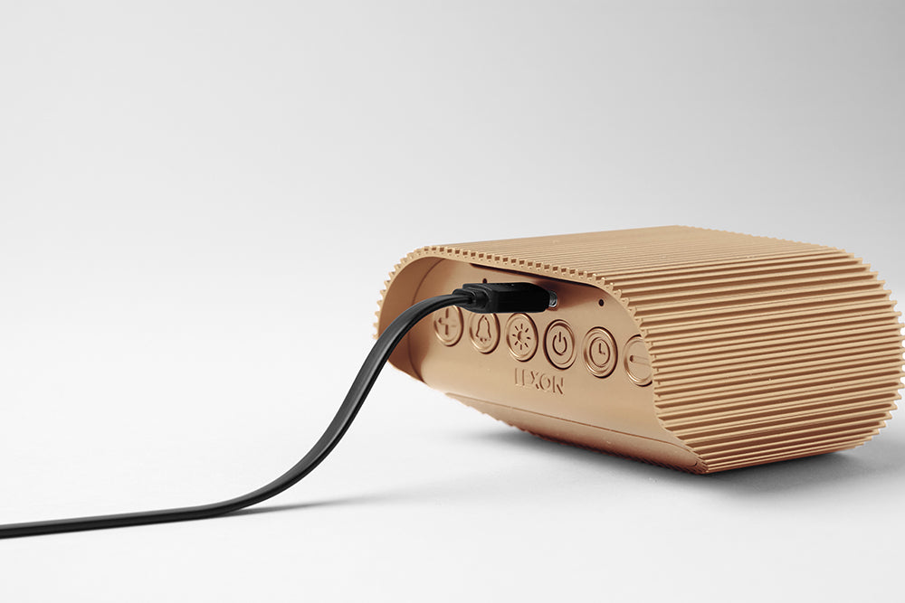Lexon: Ray Clock - Vivid Gold