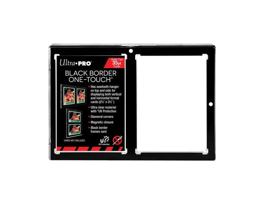 Ultra Pro - 2-Card Black Border One-Touch UV Magnetic Holder
