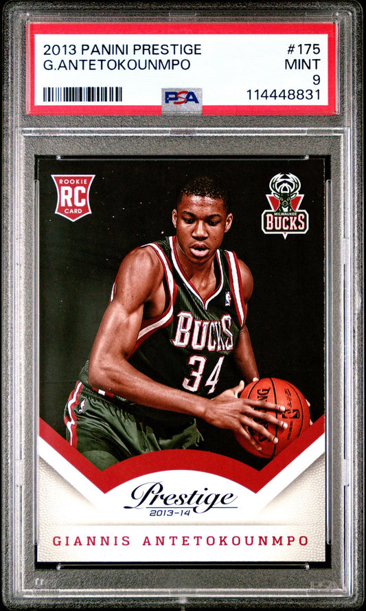 2013-14 Panini Prestige - Giannis Antetokounmpo - #175 - Rookie Card - PSA Graded Card
