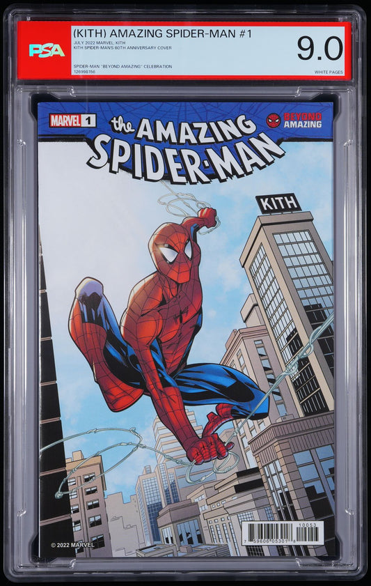 KITH x Marvel - PSA Graded Comic - Kith for the Amazing Spider-Man - #1 60th Anniversary Comic Book