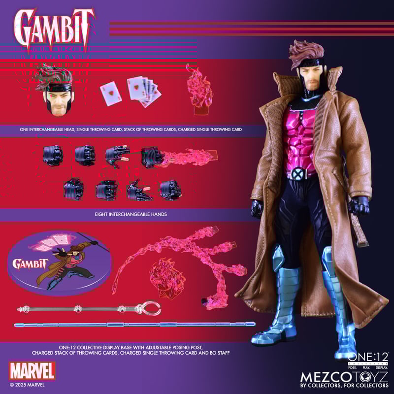 X-Men - Gambit - One:12 Collective - Mezco Toys (PRE-ORDER OCT 2025)