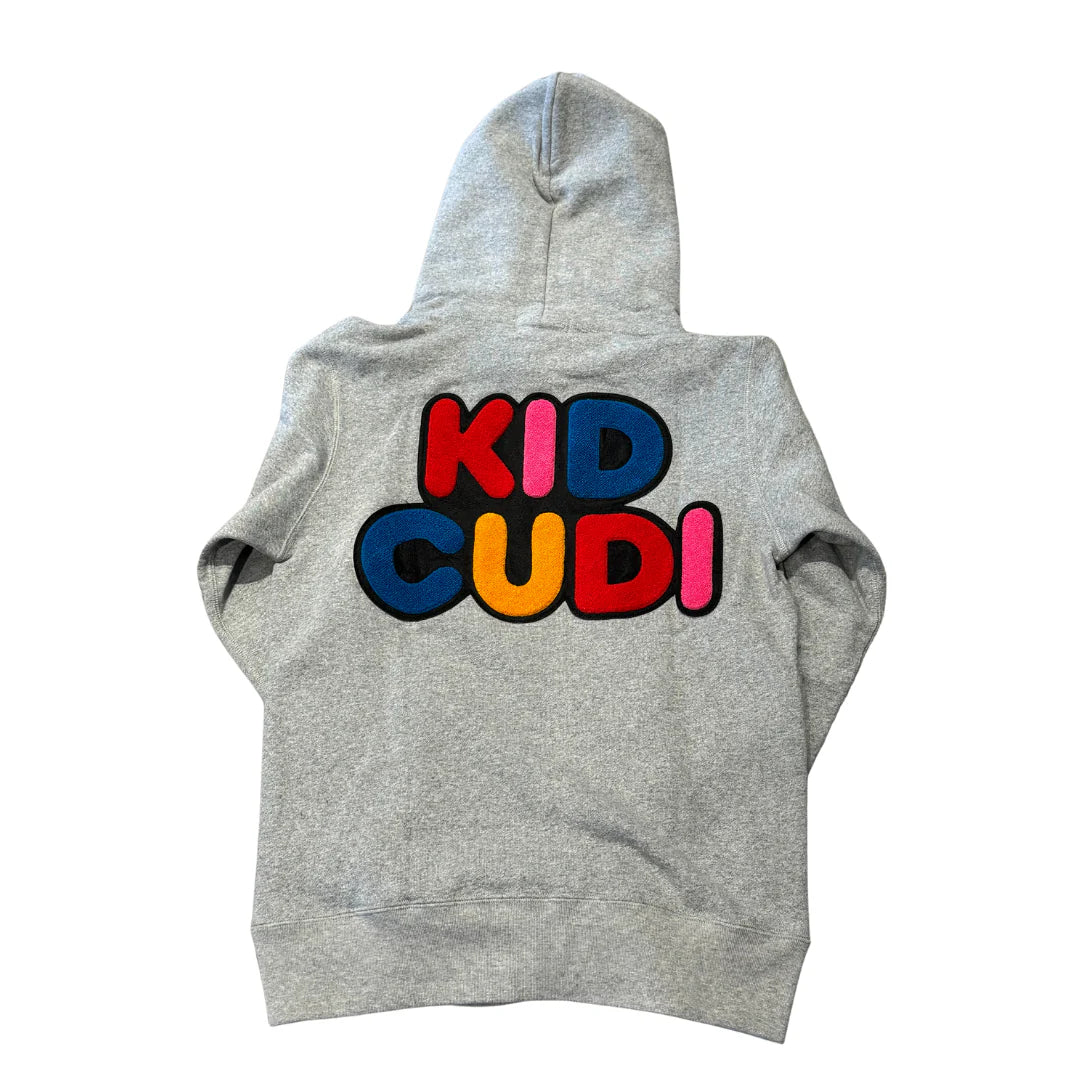 BAPE x Kid Cudi Baby Milo Pullover Hoodie Grey