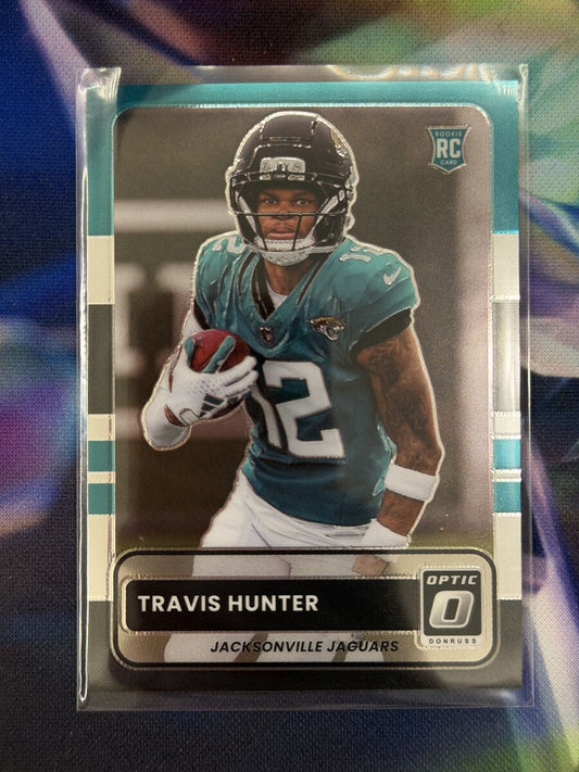 Travis Hunter Rated Rookie Retro Front - 2025 Donruss Optic